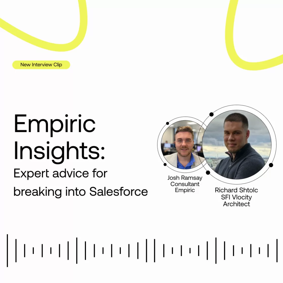 Empiric Insights Series Poster. Graphic outlining the Empiric Salesforce Blog